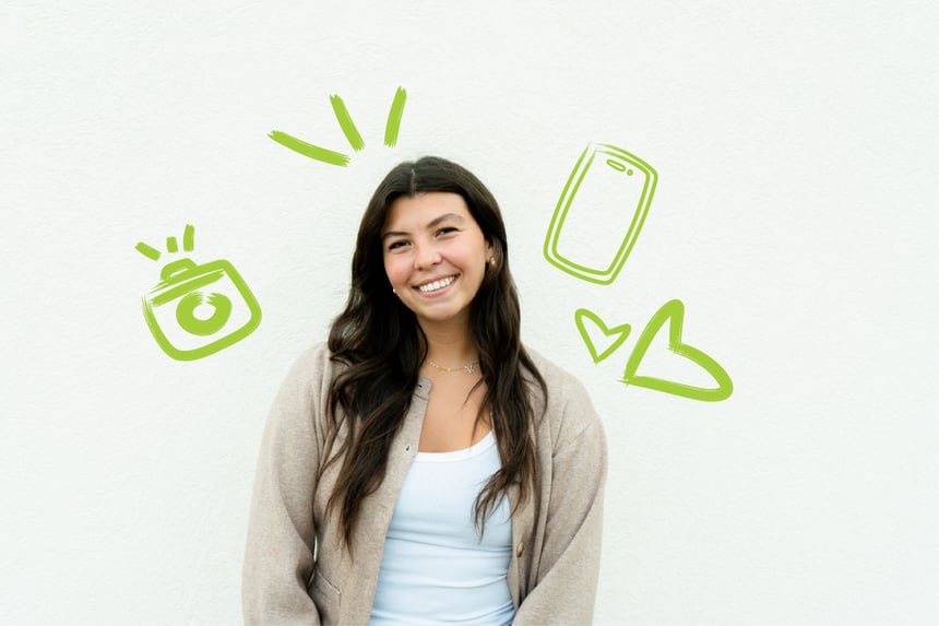Kennedi, Epicosity social content intern, headshot.