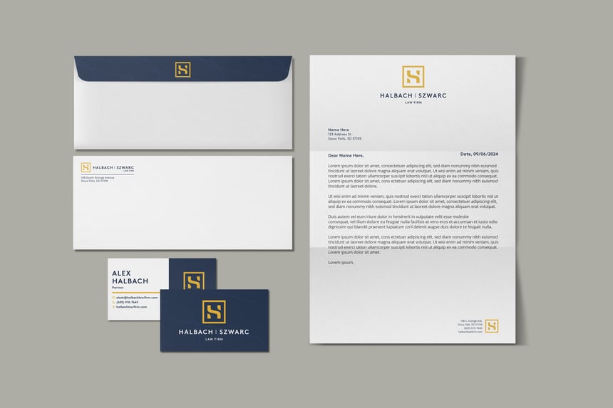 Halbach Szwarc Stationery Mockup 2