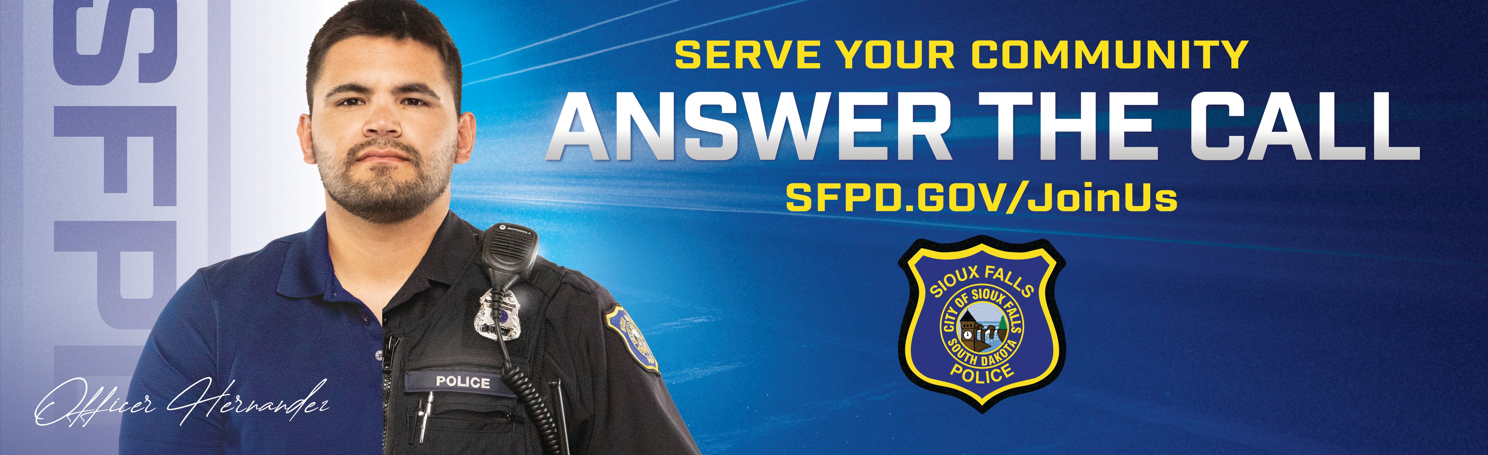Sioux Falls Police Department - "Answer the Call" Recruitment Campaign