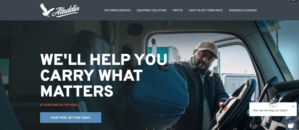 African American truck driver with a duffle bag getting into his semi-truck.