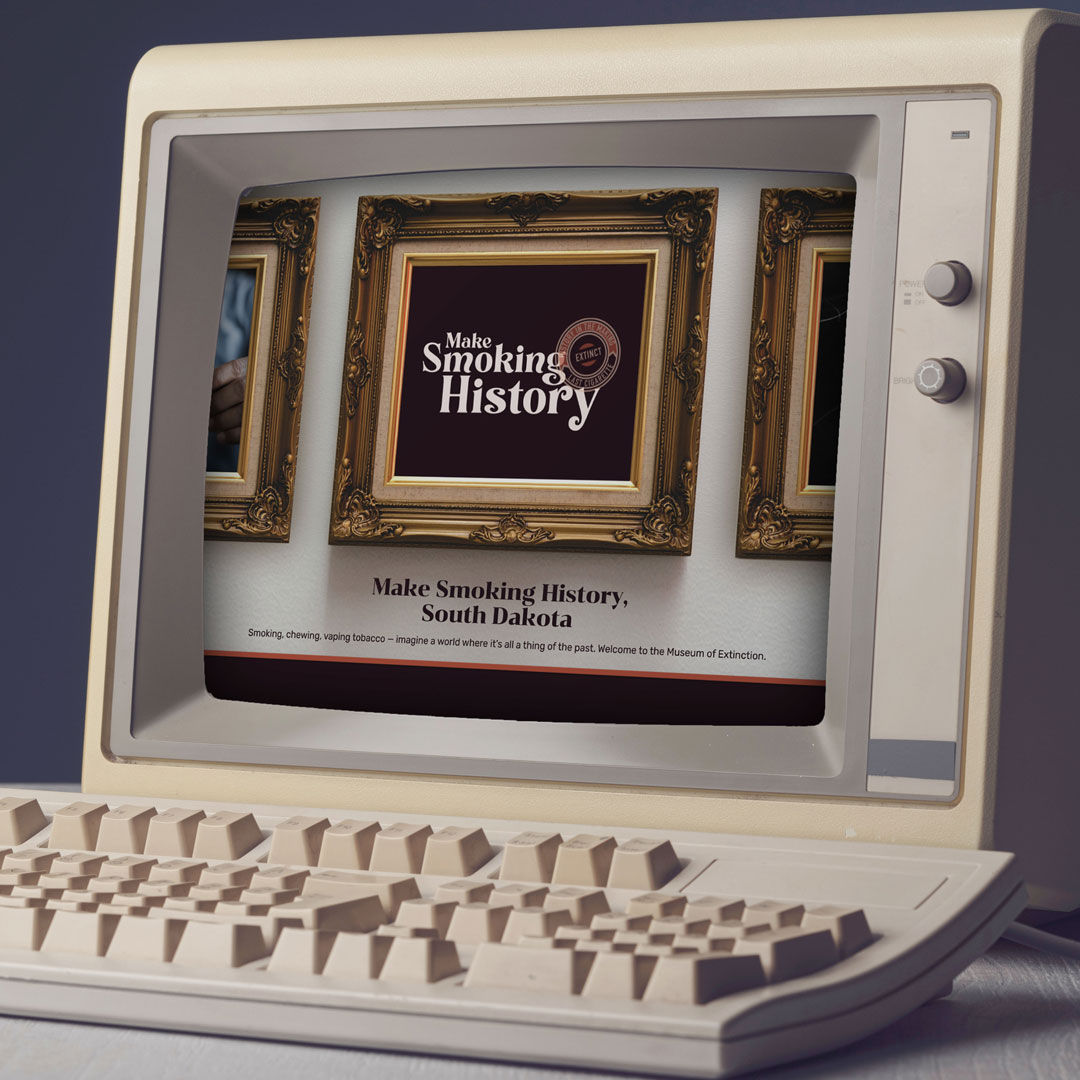 Old computer from the 1980s 